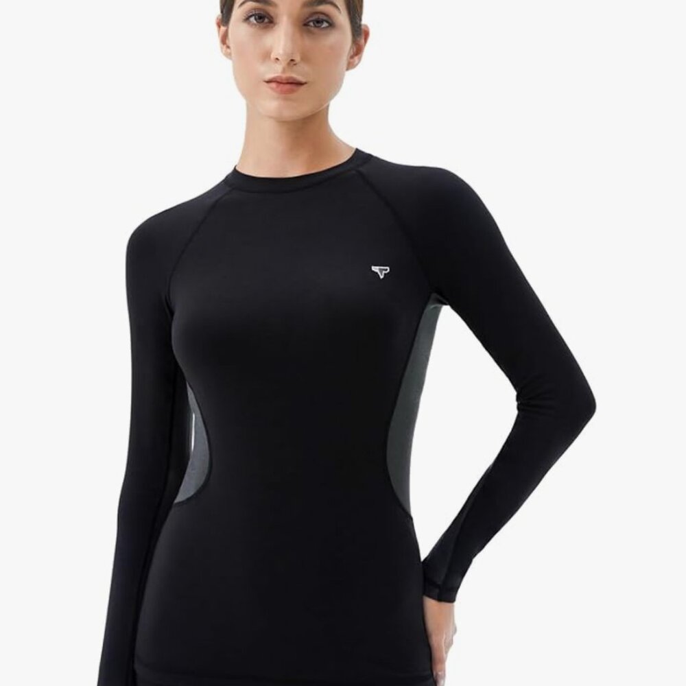 NWT TEKPLORE Smart Thermal Underwear Long Sleeve Shirt Base Layer Top (S)